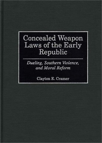 Cramer Concealed Weapons Laws Book Cover