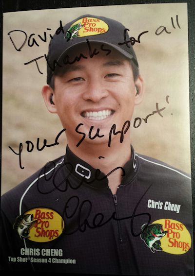 Chris Cheng Autographed Photo NRA 2013