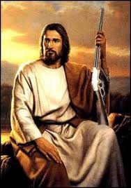 Jesus with Gun