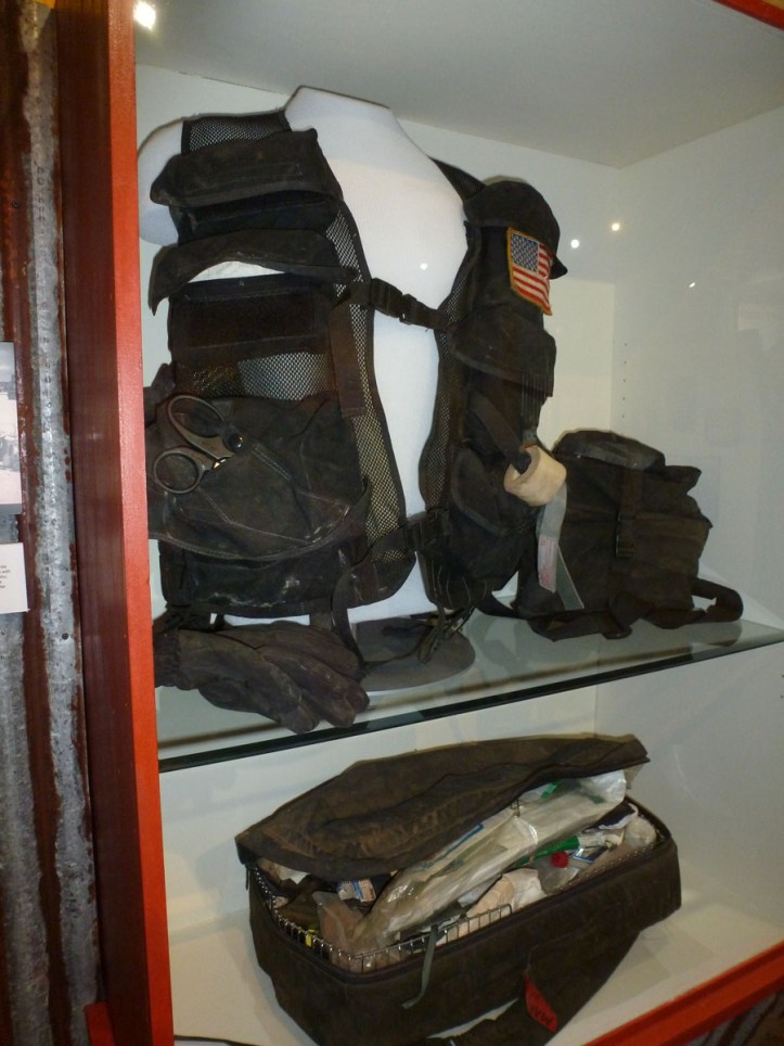 Combat medics vest from the Battle of Magadishu