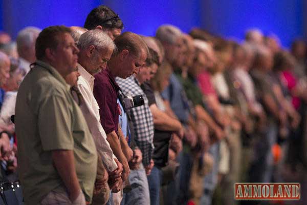 NRA-Members-Pray-to-God-before-Meeting