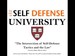 law of self defense university