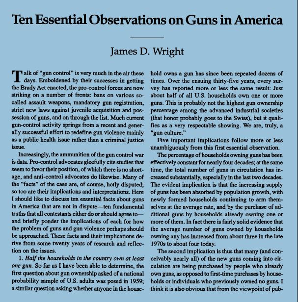 Wright Ten Essential Observations Snip