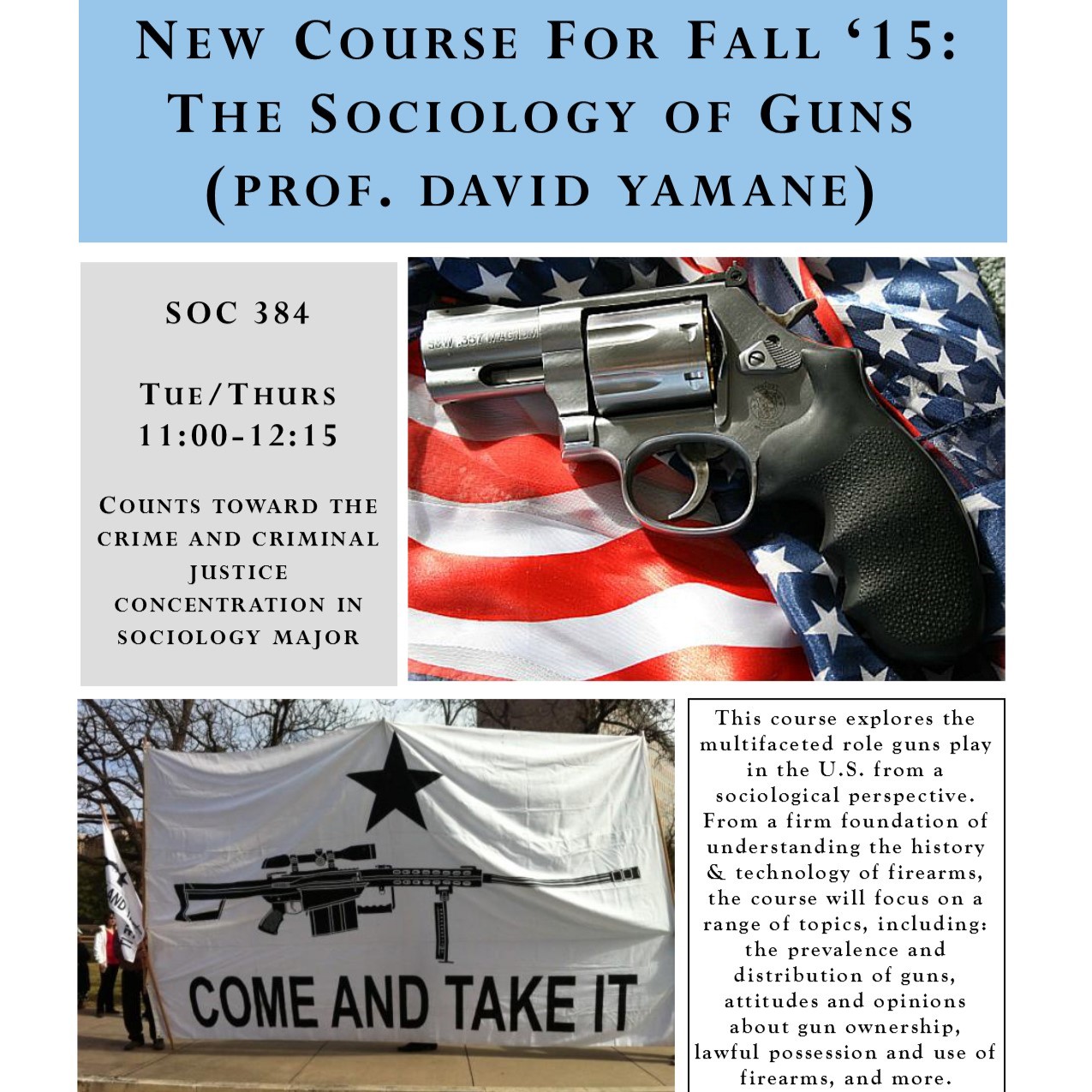 Collected Posts on Sociology of Guns Seminar